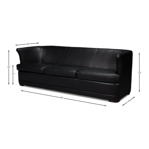 Mcmillan Distilled Leather Sofa