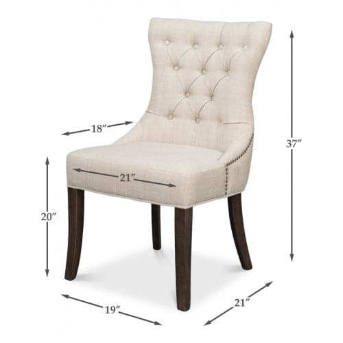 Sara Side Chair, Grey