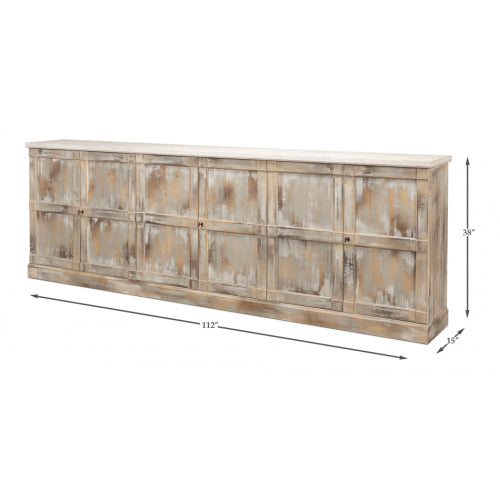 Luciana Wood Buffet 112"