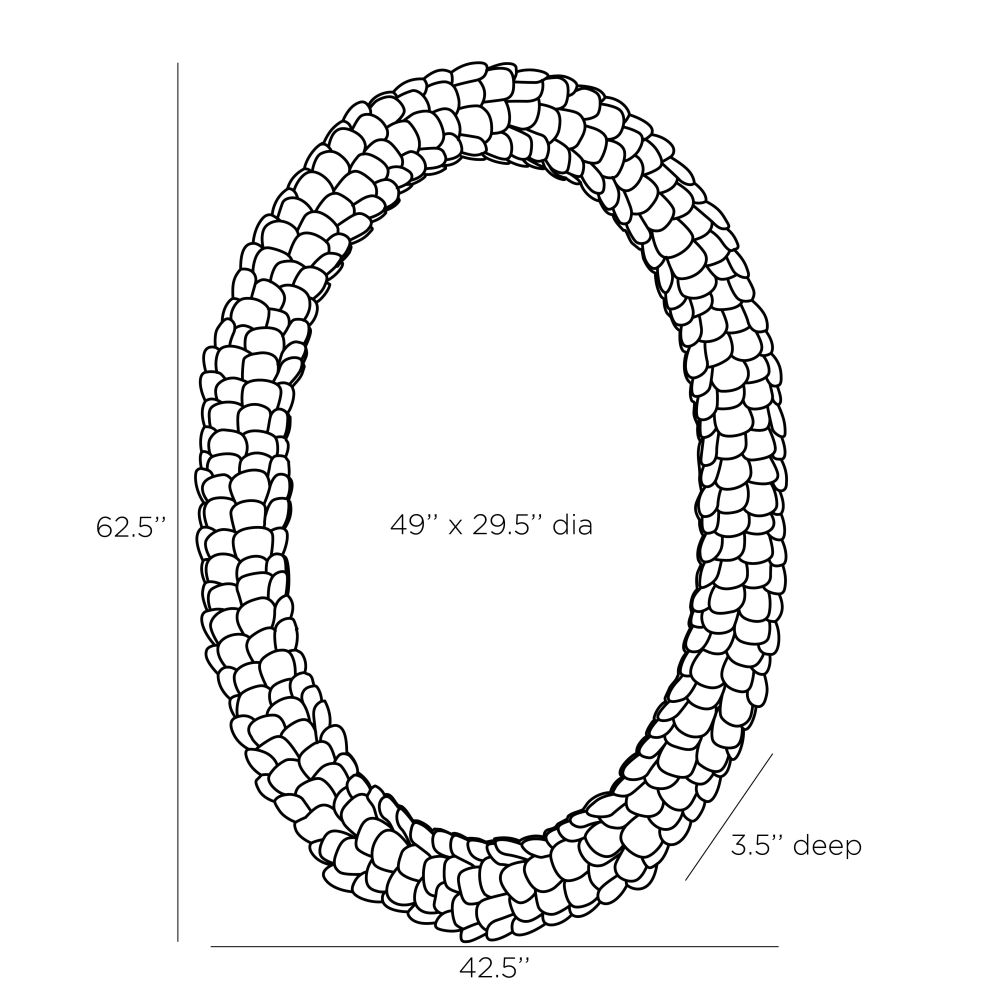 Velora Mirror - White