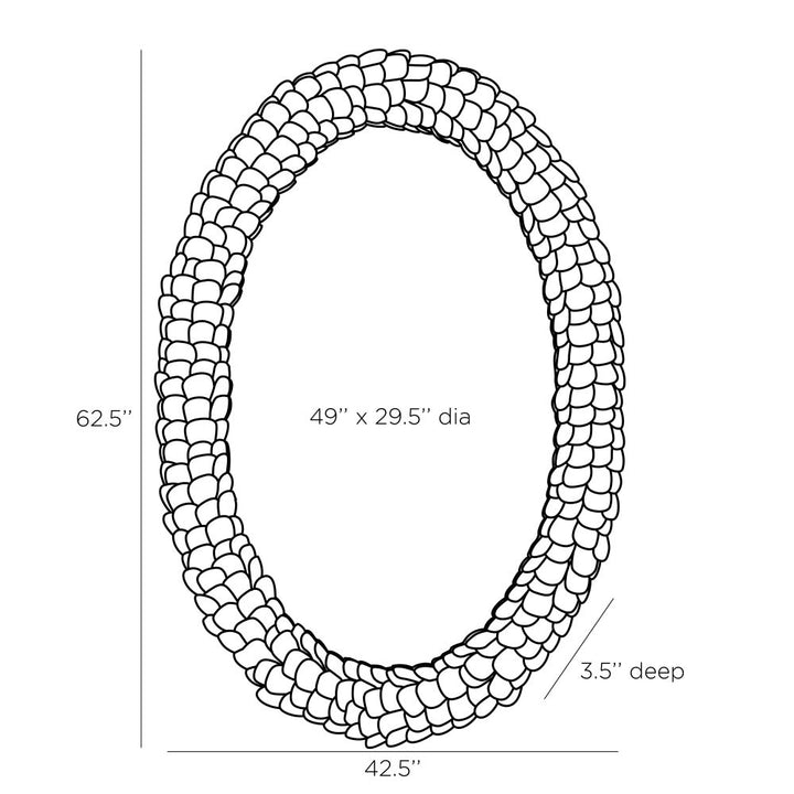Velora Mirror - White
