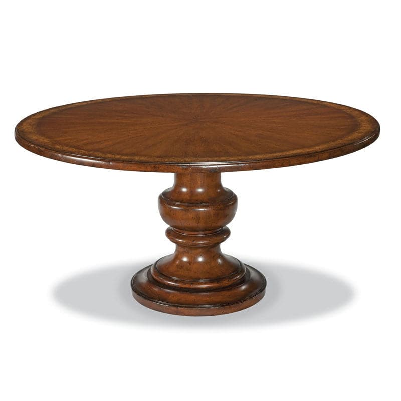 Tuscan Pedestal Dining Table-Woodbridge Furniture-WOODB-5035BT58-10HP-Dining Tables58"W x 58"D x 30.5"H-4-France and Son
