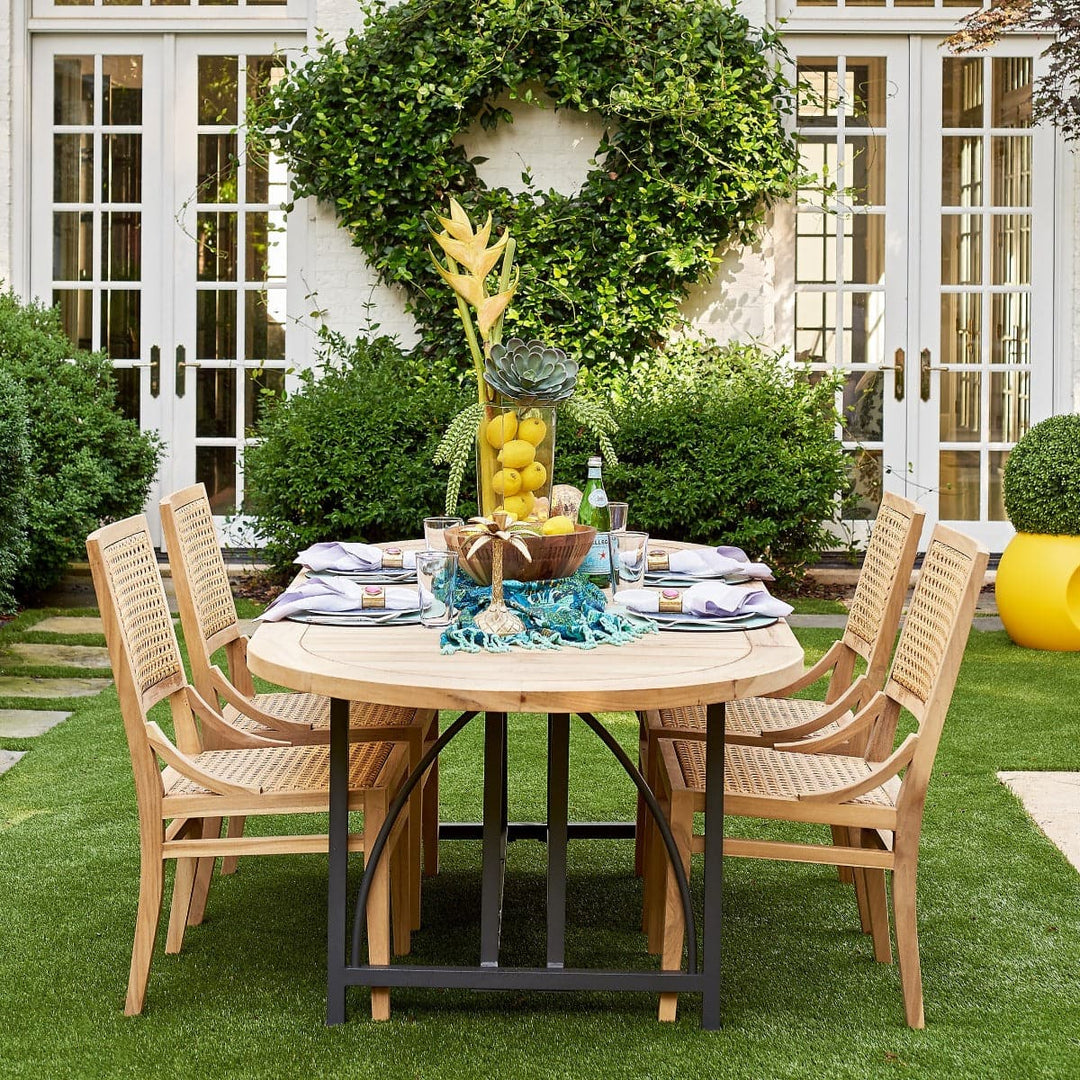 Jupiter Outdoor Dining Chair-Woodbridge Furniture-WOODB-O-7172-28-Outdoor Dining Chairs-3-France and Son