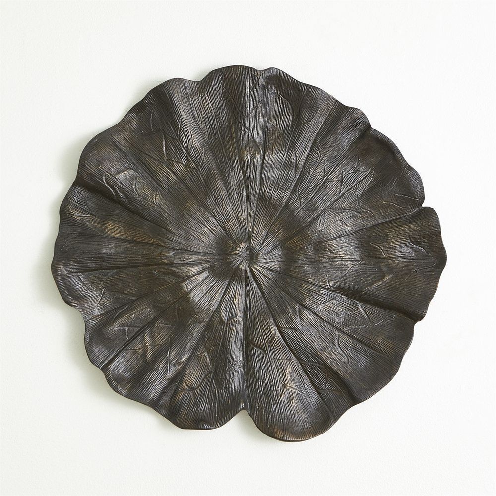 Wall Decor Lotus Leaf Wall Decor-Dark Antique Bronze