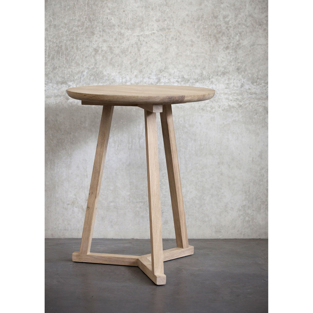 Tripod Side Table - Tan