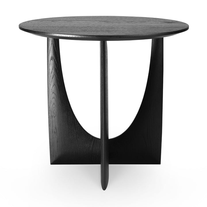 Geometric Side Table - Black