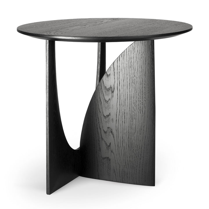 Geometric Side Table - Black