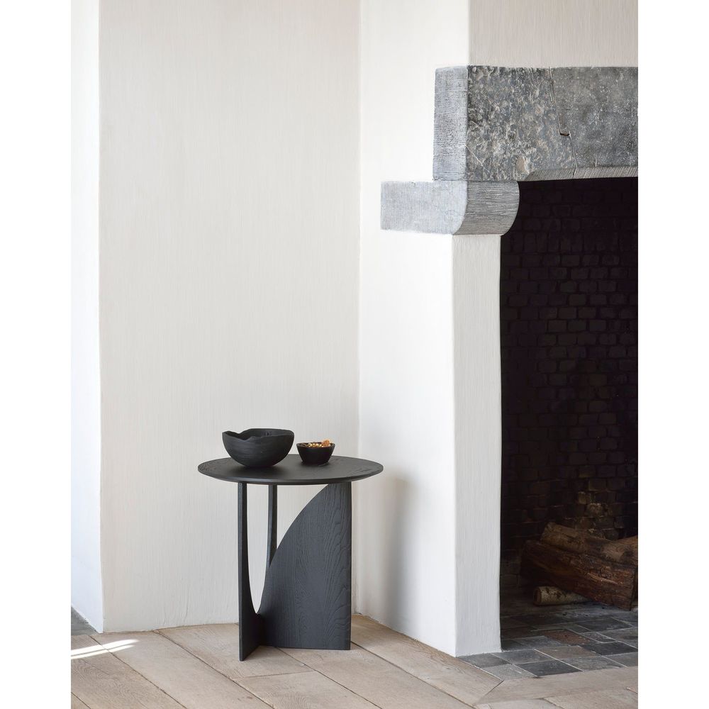Side Tables Geometric Side Table - Black