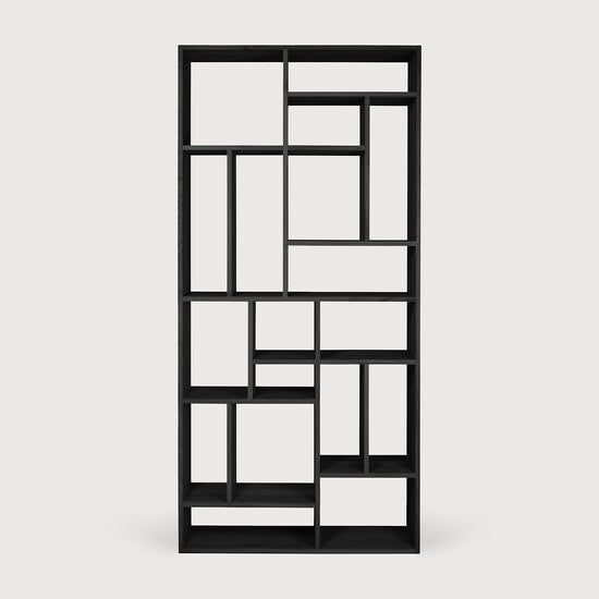 M Rack - 41 x 12 x 86 in, Oak black view