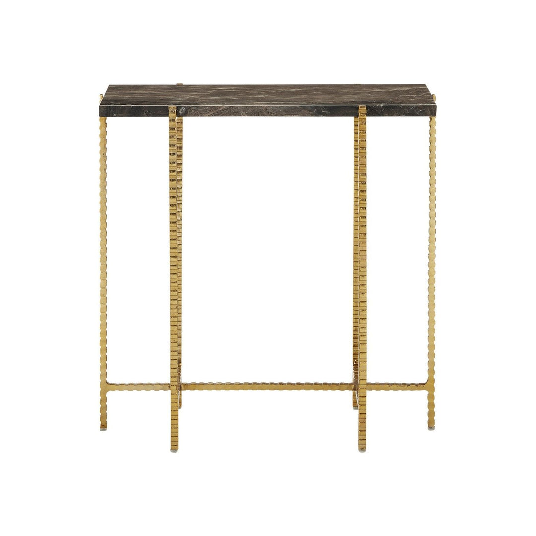 Flying Marble Gold Side Table