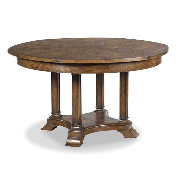 Kenwood Jupe Dining Table-Woodbridge Furniture-WOODB-5081-04-Dining TablesTobacco Finish-6-France and Son