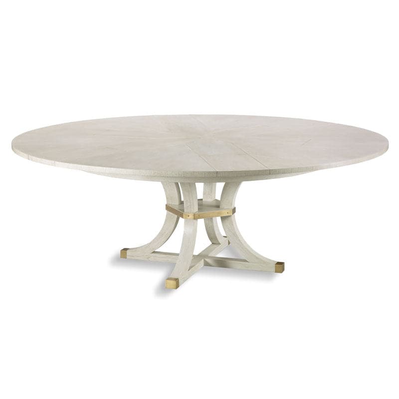 Apollo Jupe Dining Table-Woodbridge Furniture-WOODB-5094-07-Dining TablesLuna Finish and Brass-3-France and Son