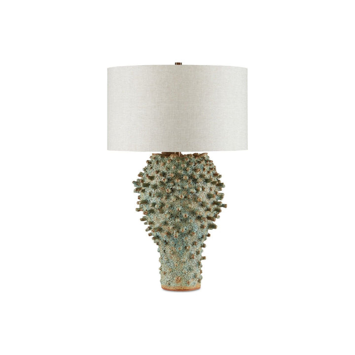 Sea Urchin Green Table Lamp