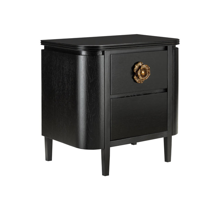 Briallen Black Nightstand