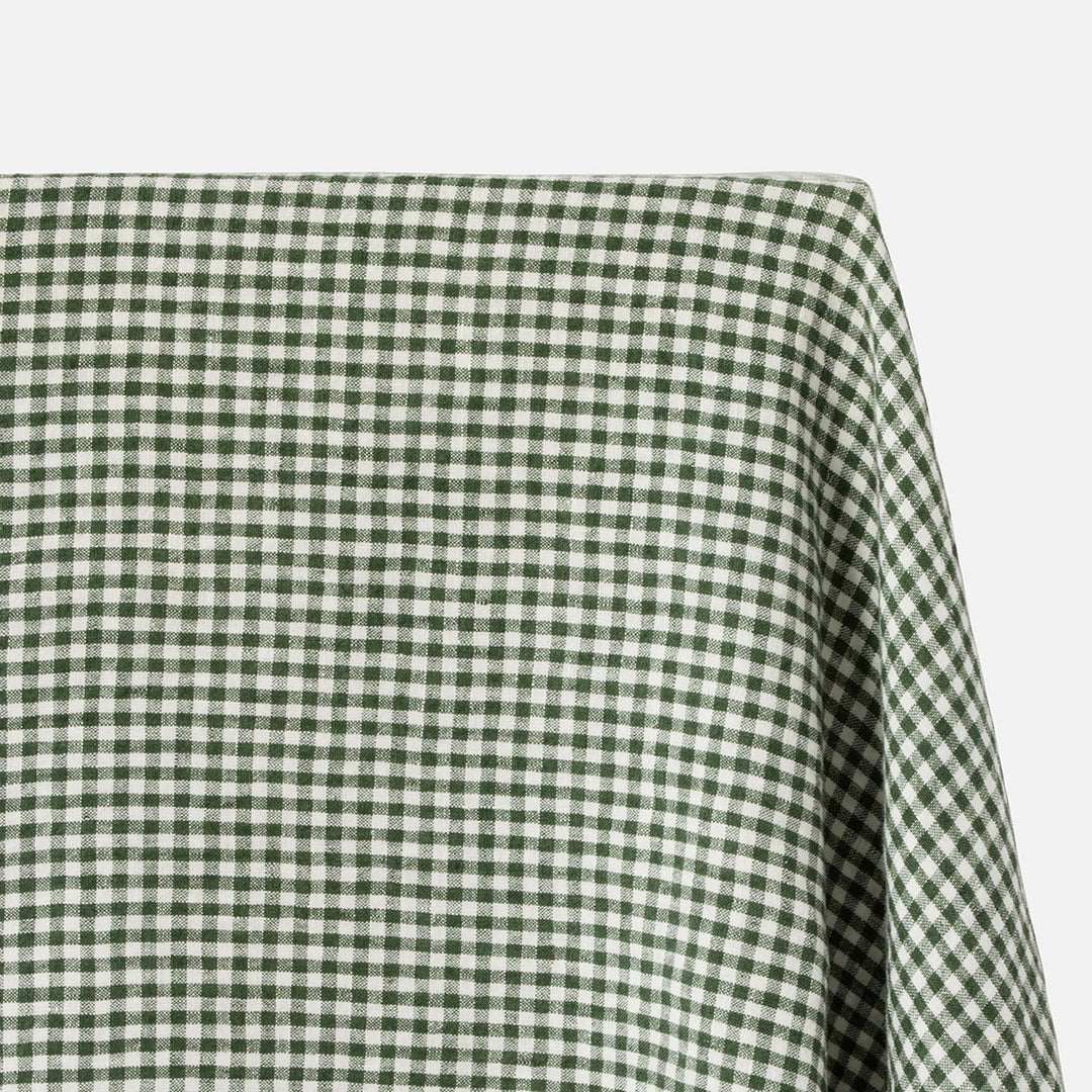 Blake Green/White Gingham Tablecloth 70" X 146"