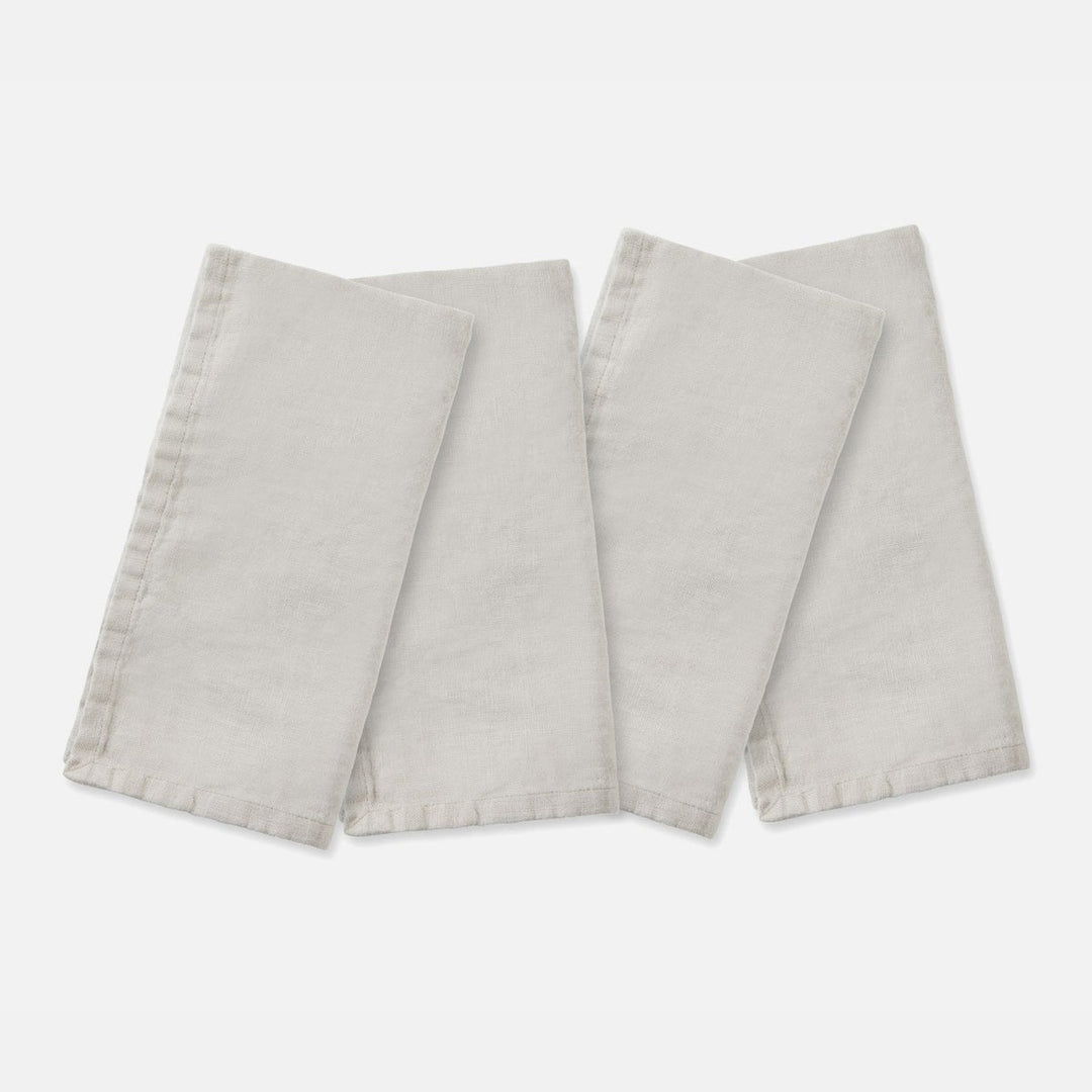 Montague Light Gray Napkin Linen 20"X20" Pack/4