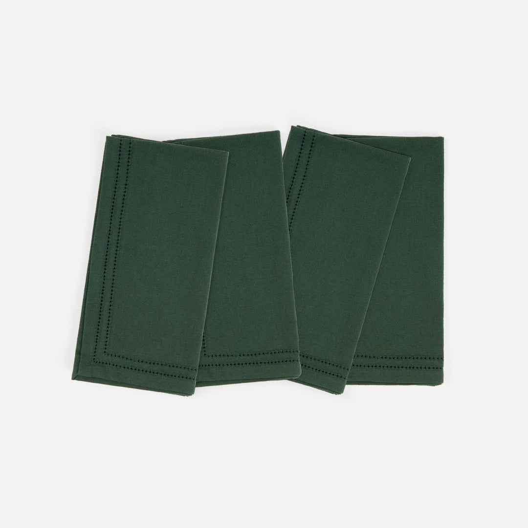 Betty Forest Double Eyelet Napkin Cotton Canvas 20X20 Pack/4