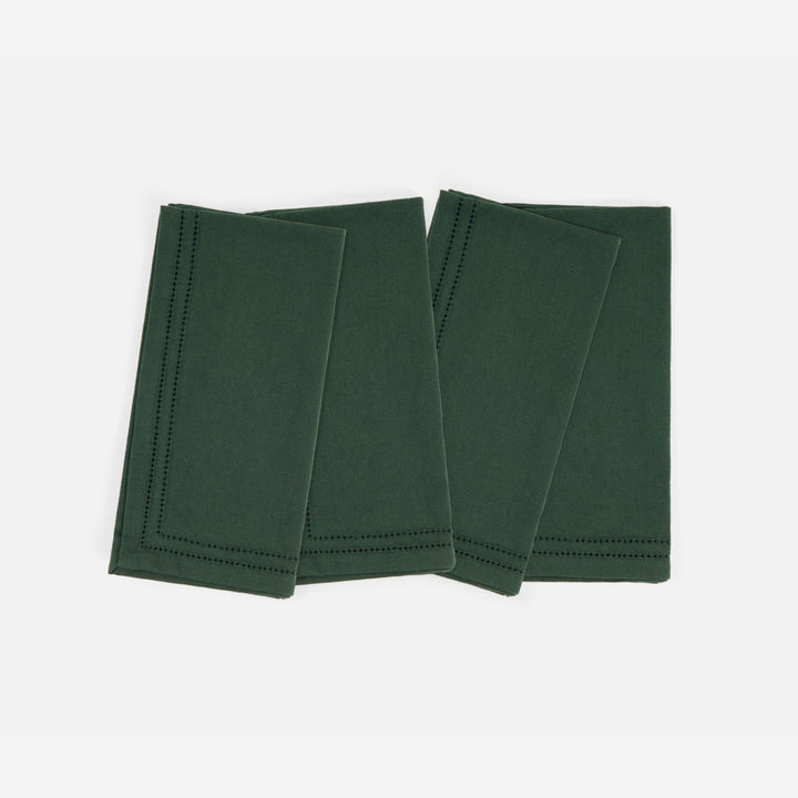 Betty Forest Double Eyelet Napkin Cotton Canvas 20X20 Pack/4