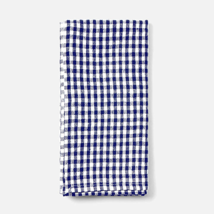 Blake Navy/White Gingham Napkin 20X20 Pack/4