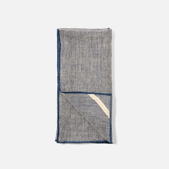 Derren Navy Napkin Linen 20"X20" Pack/4