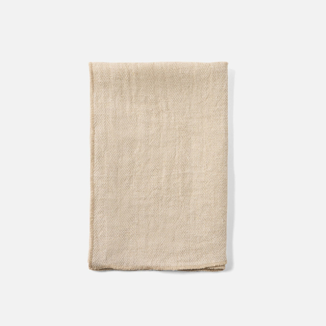 Derren Oatmeal Kitchen Towel Linen 20"X28" Pack/2