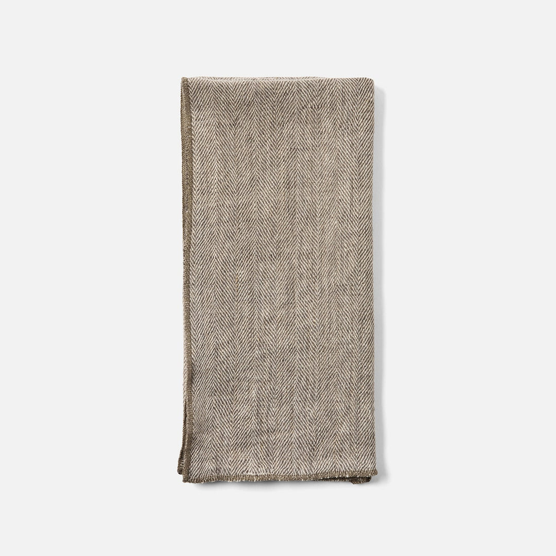 Derren Olive Napkin Linen 20"X20" Pack/4