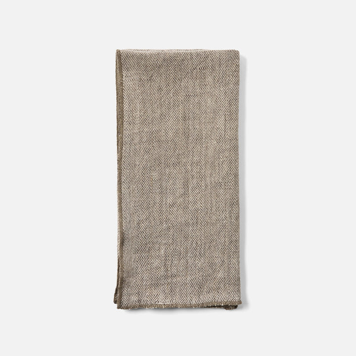 Derren Olive Napkin Linen 20"X20" Pack/4