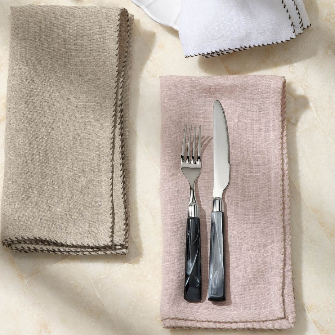 Evelyn Natural Napkin Linen 20X20 Pack/4