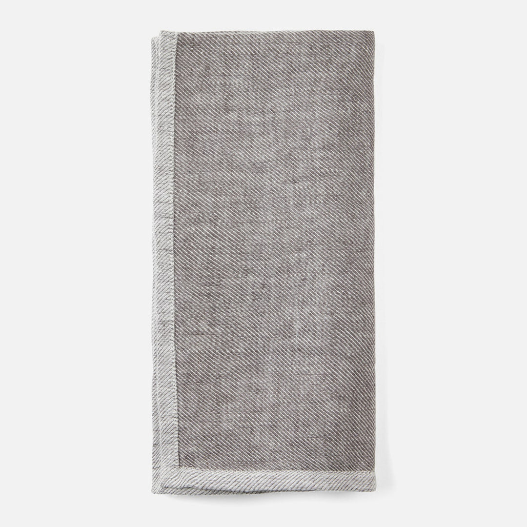 Gianna Gray/White Kitchen Towel Linen 20"X28" Pack/2