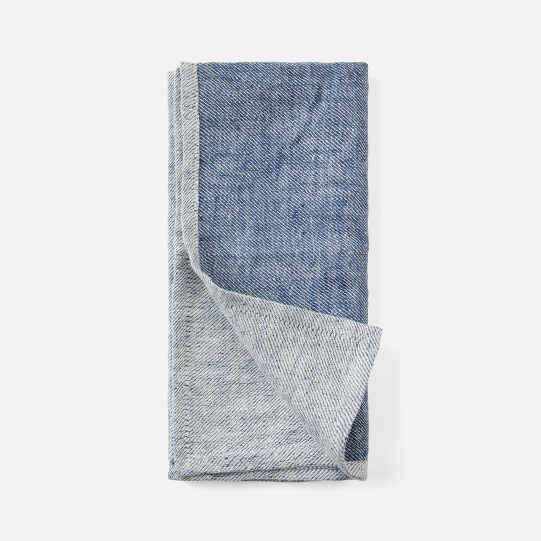 Gianna Navy/White Napkin Linen 20"X20" Pack/4