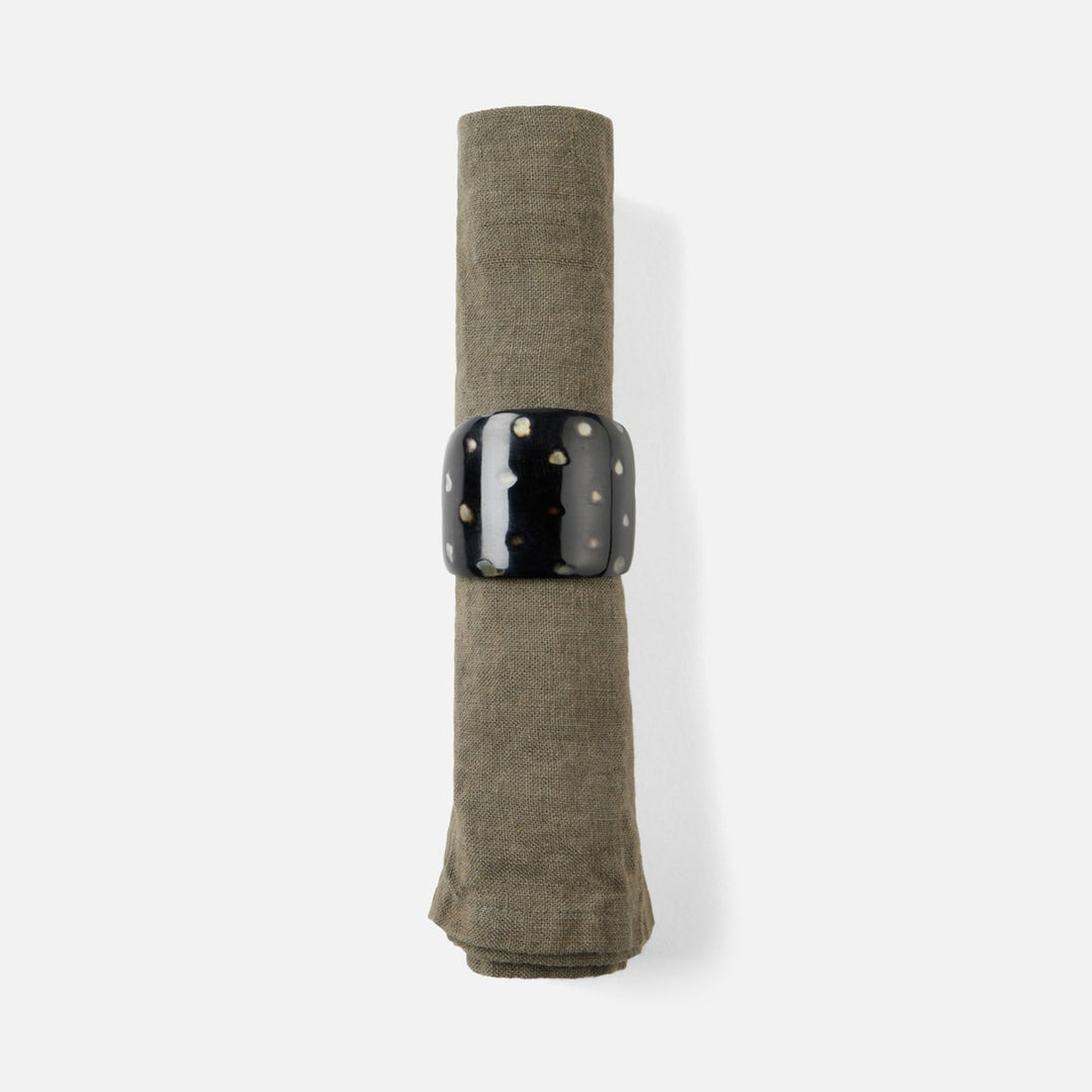 Montague Dark Olive Napkin Linen 20"X20" Pack/4