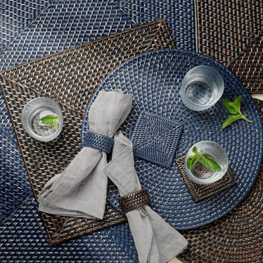 Montague Light Gray Kitchen Towel Linen 20"X28" Pack/2