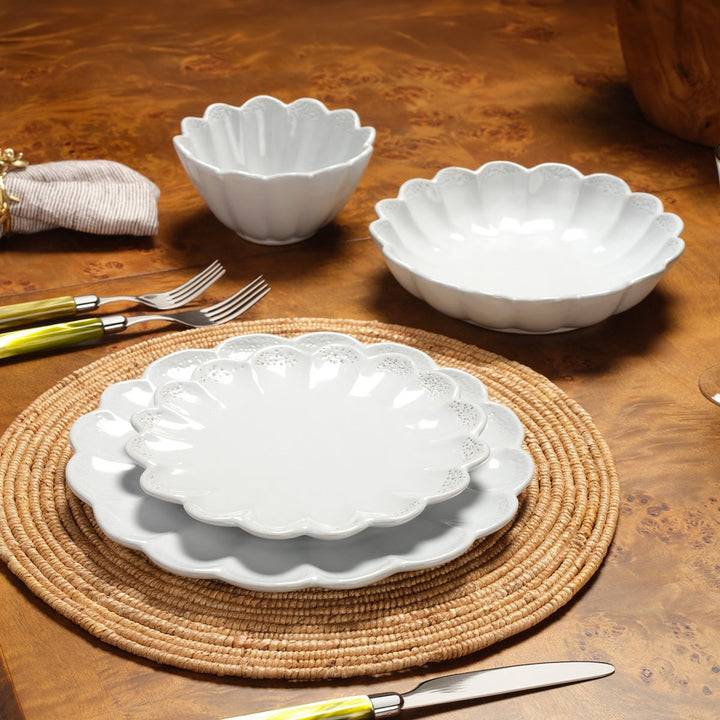 Carmelo Natural Coiled Round Placemat Abaca Pack/4