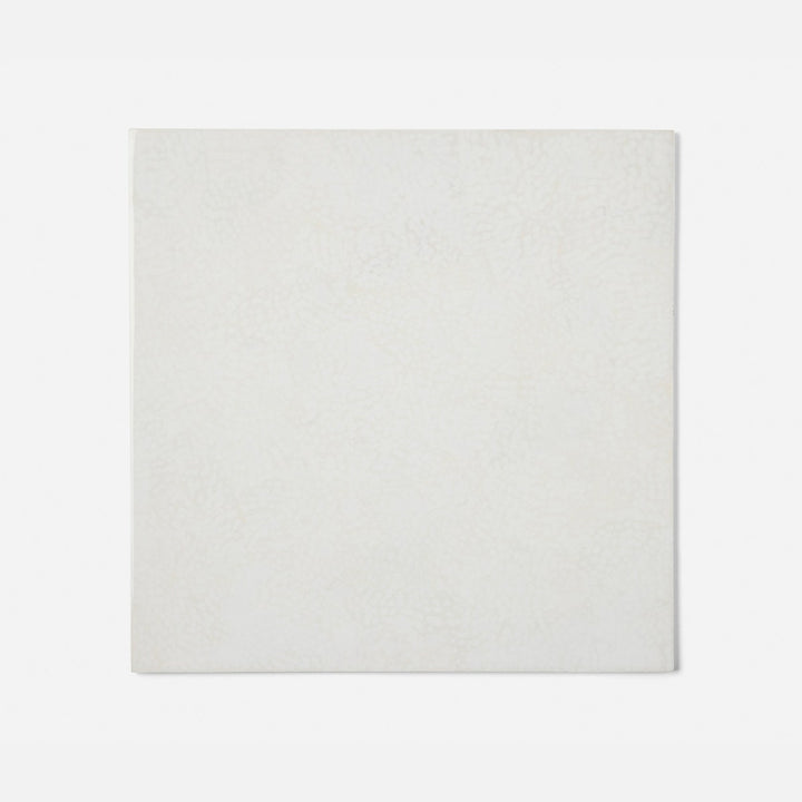 Sonnet White Square Placemat Lacquered Eggshell Pack/2