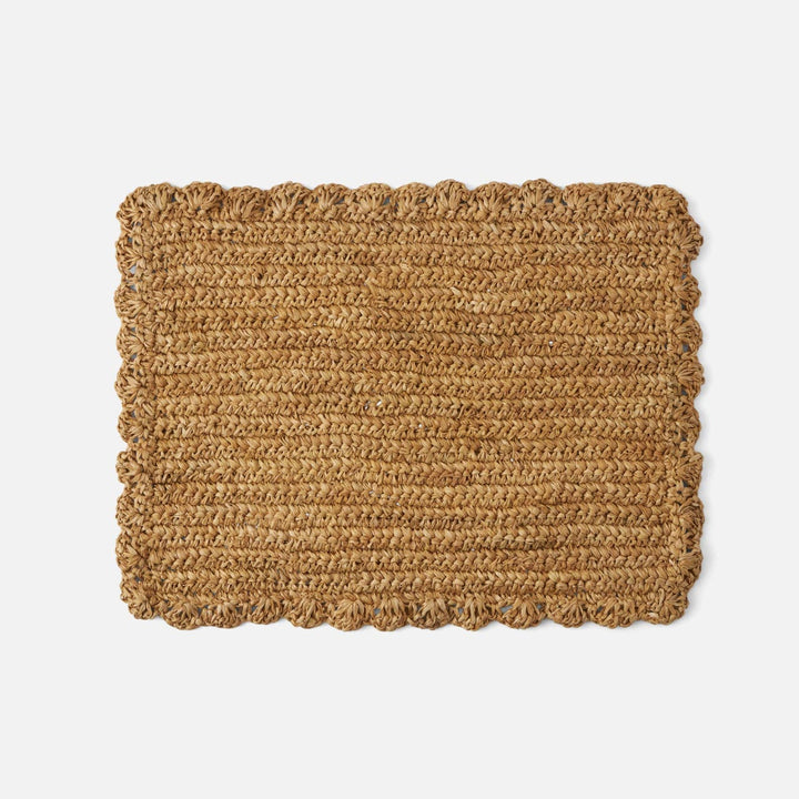 Amelia Natural Rectangular Placemat Sisal Pack/4