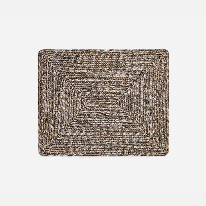 Atticus Rectangular Espresso Placemat Jute Pack/4