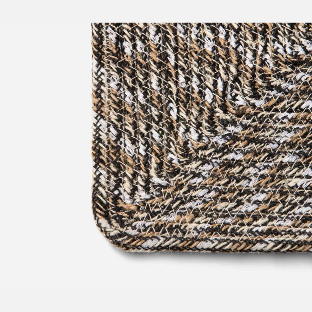 Atticus Rectangular Espresso Placemat Jute Pack/4