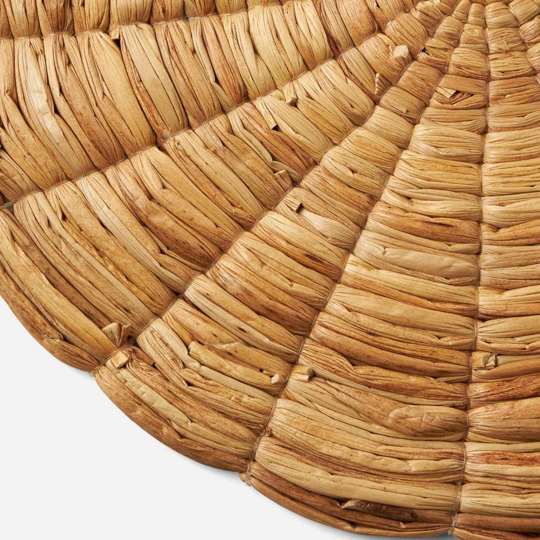 Hanson Natural Round Placemat Water Hyacinth Pack/4