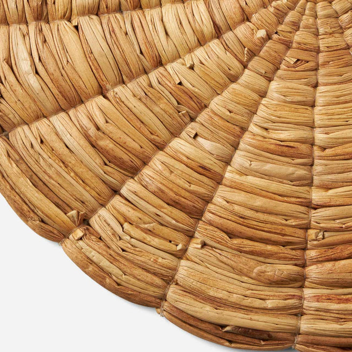 Hanson Natural Round Placemat Water Hyacinth Pack/4