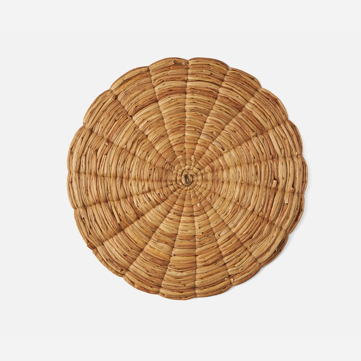 Hanson Natural Round Placemat Water Hyacinth Pack/4