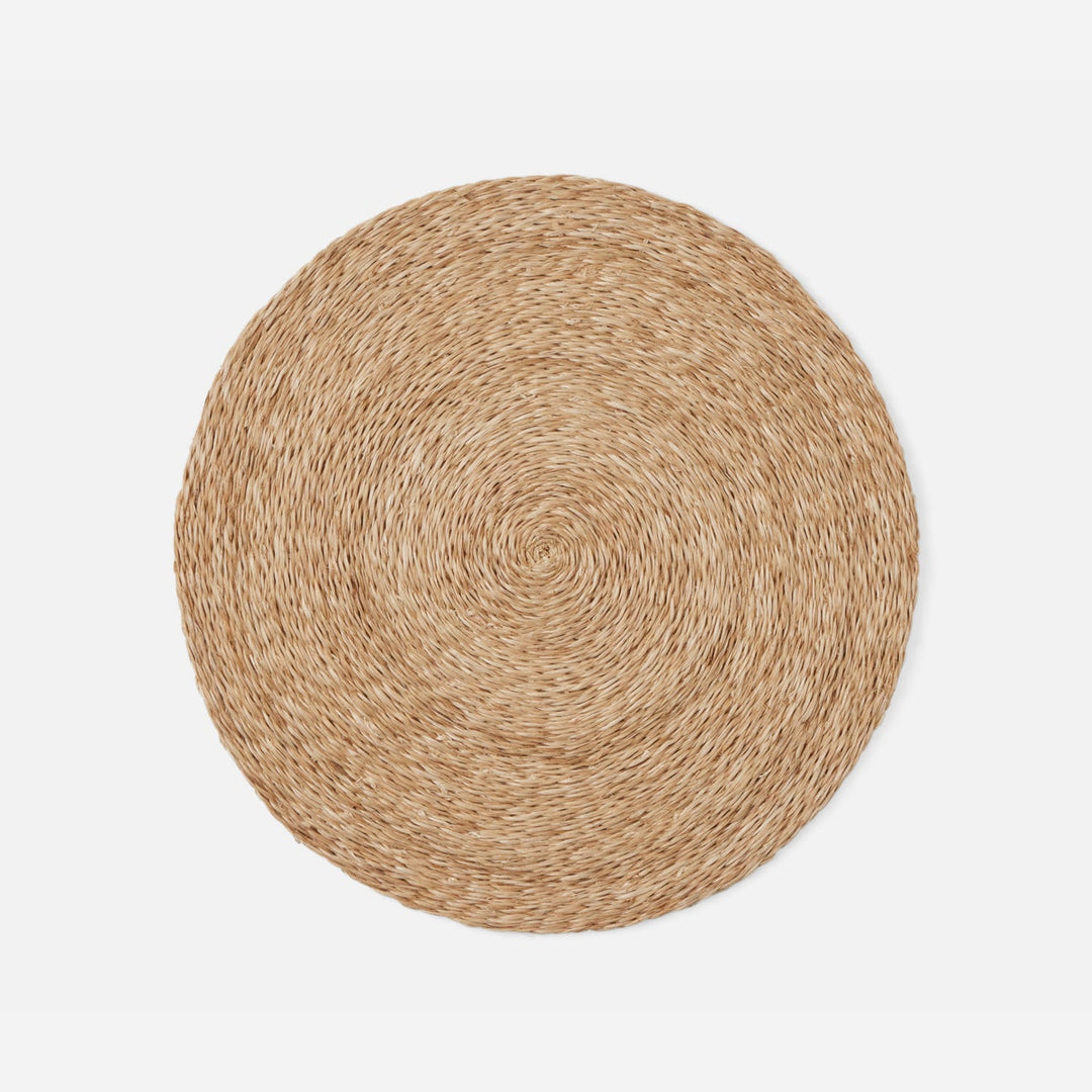 Jordan Natural Round Placemat Twisted Abaca Pack/4