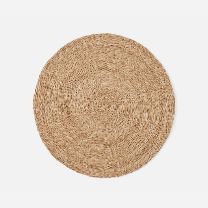 Jordan Natural Round Placemat Twisted Abaca Pack/4