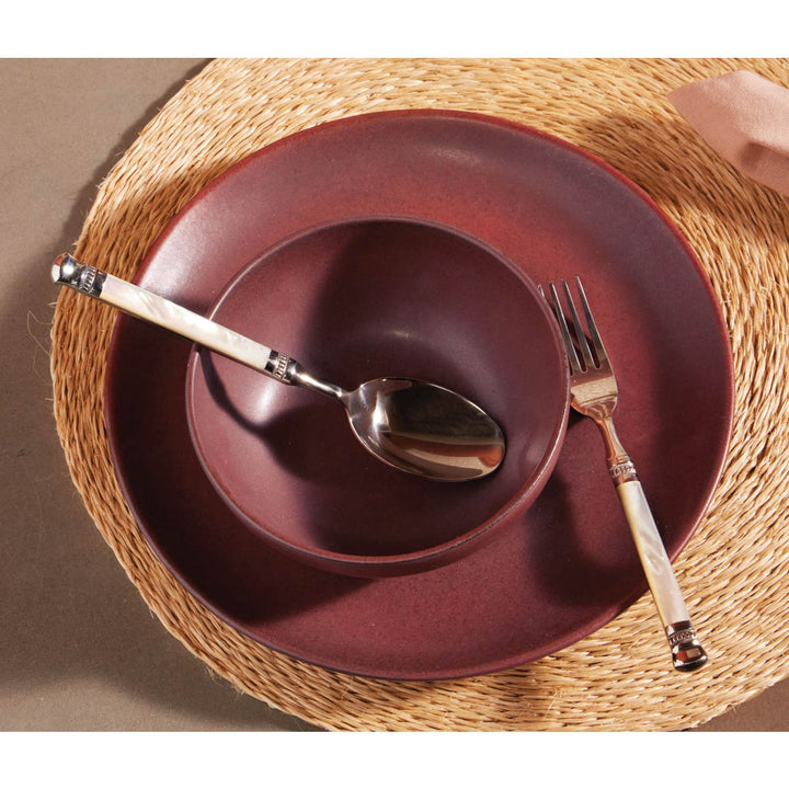 Jordan Natural Round Placemat Twisted Abaca Pack/4