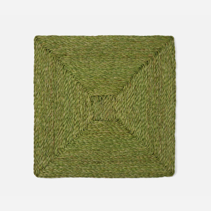 Jordan Fern Green Square Placemat Twisted Abaca Pack/4