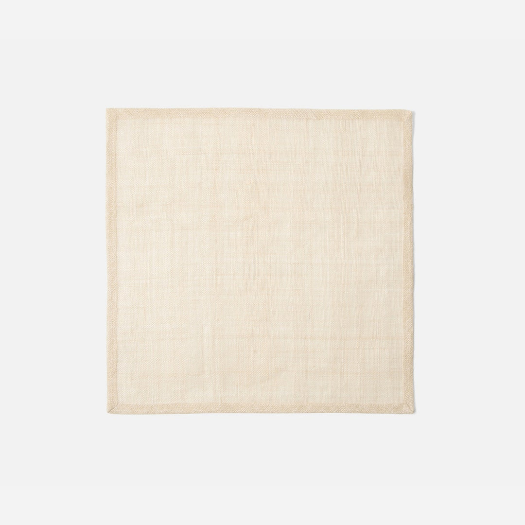 June Flax Square Placemat Abaca Pack/4