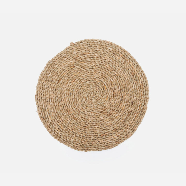 Lucian Aged Seagrass Round Placemat Pack/4
