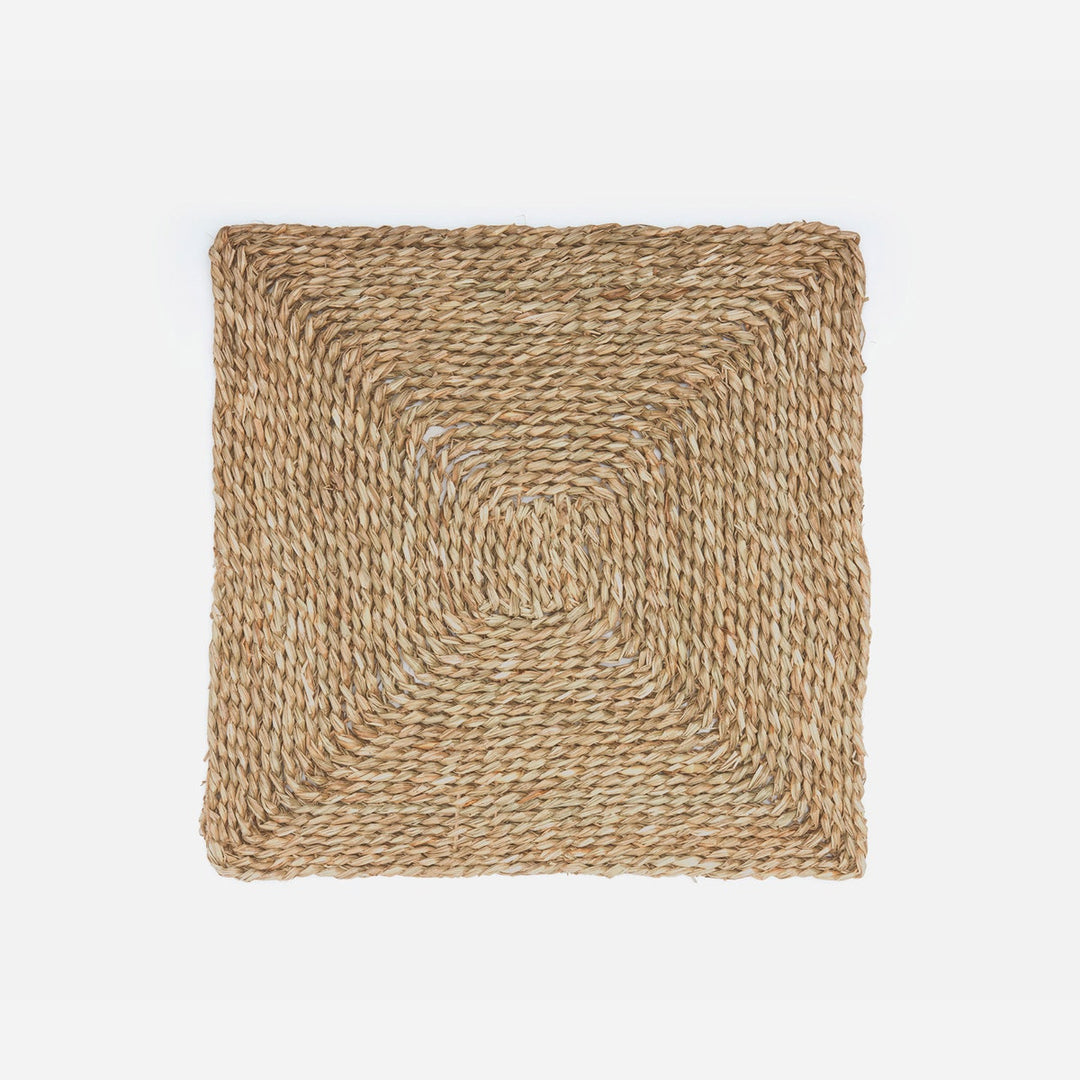 Lucian Aged Seagrass Square Placemat Pack/4