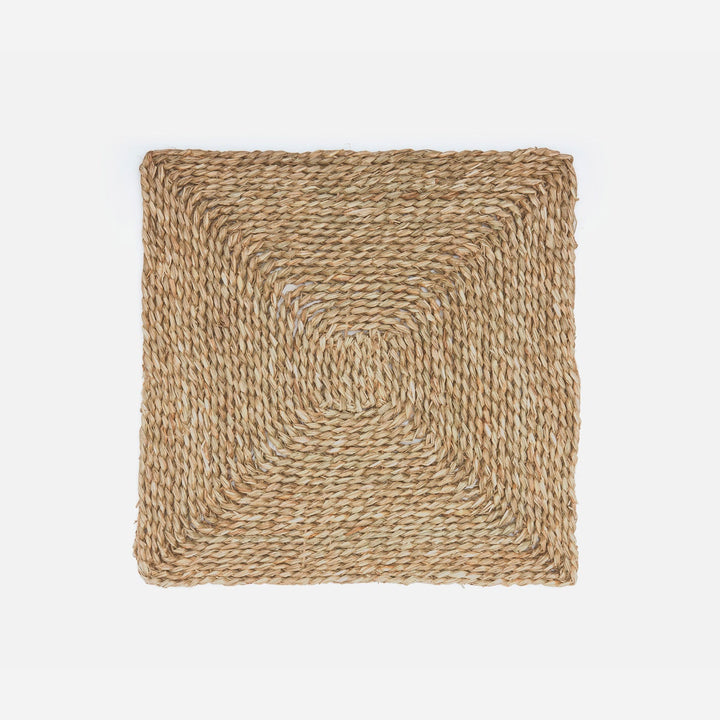 Lucian Aged Seagrass Square Placemat Pack/4