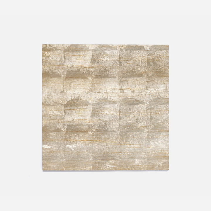 Odessa Lacquered Square Placemat Silver Leaf Pack/2