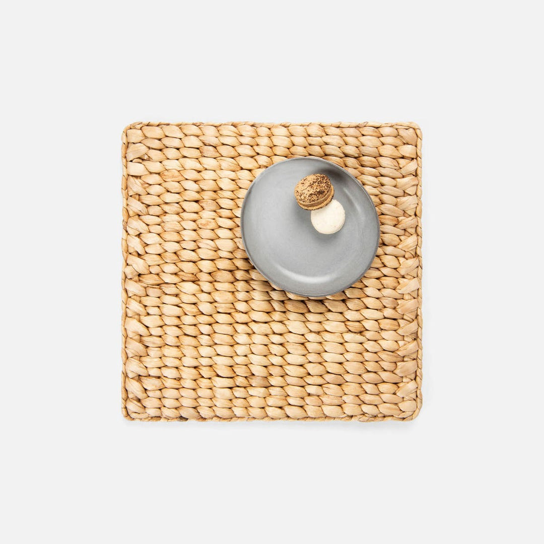 Clayton Natural Square Placemat Water Hyacinth Pack/4